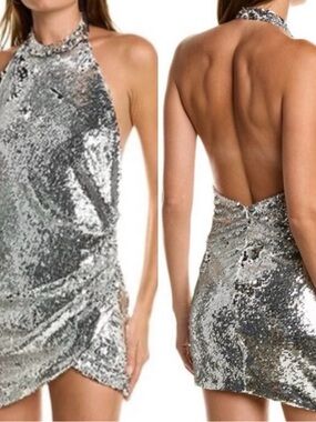 Nwt Torn by Ronny Kobo Jo Halter Dress sz s